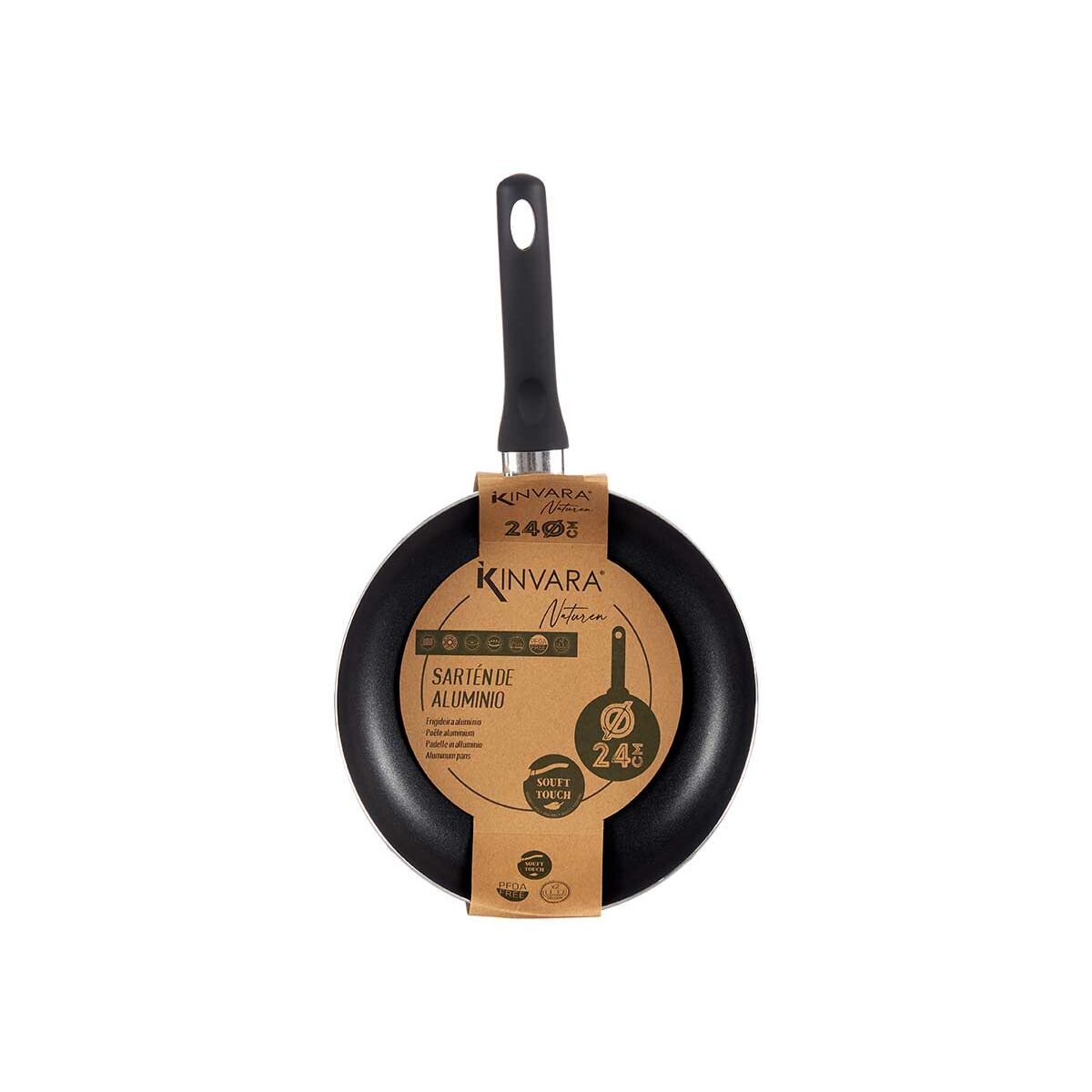 Padella Kinvara Verde Alluminio 24 cm (6 Unità)